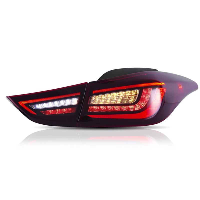 

LED Taillights With Sequential Turn Signal For Elantra 5th Generation Car Rear Lamp 2012-up For Elantra