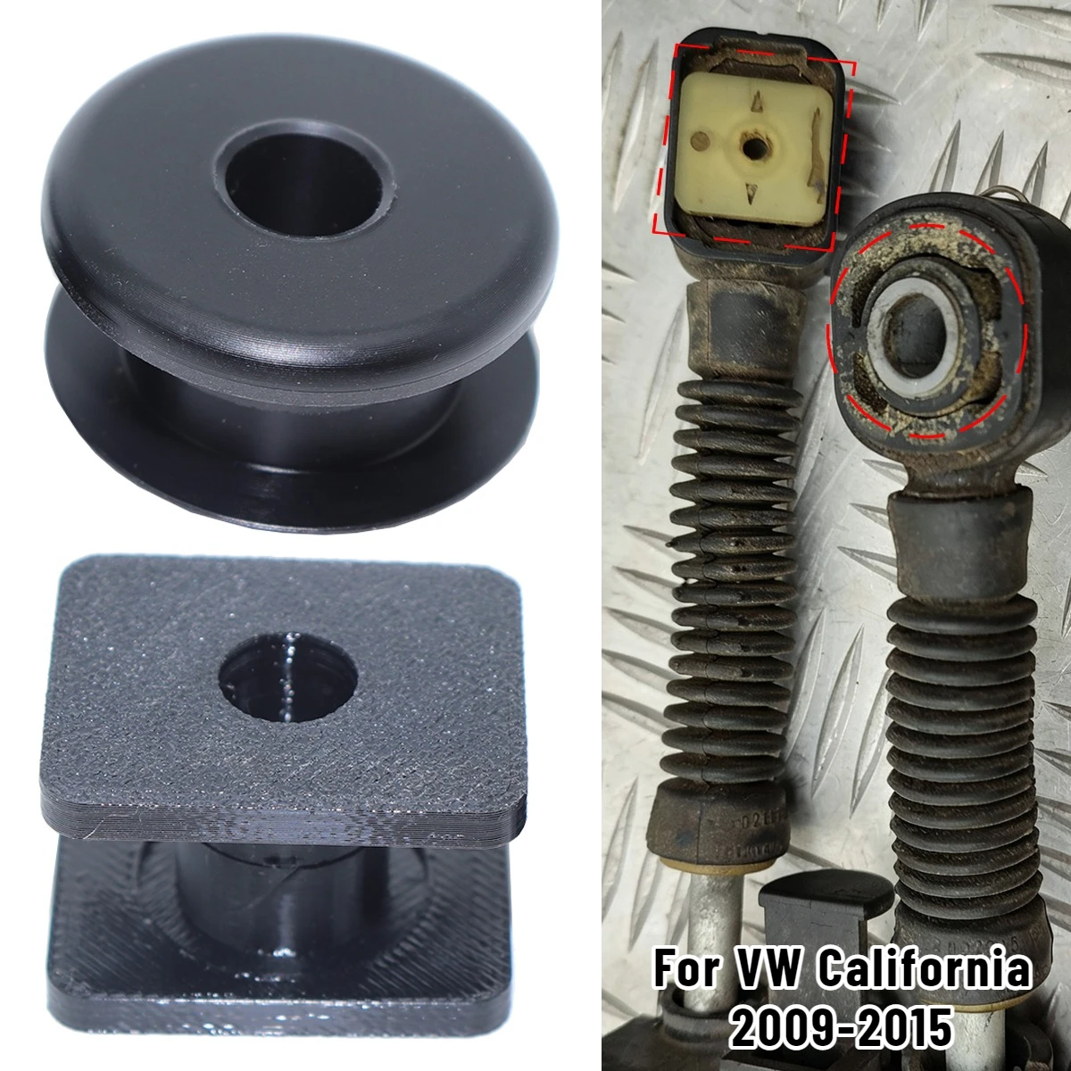 Manual Gearbox Shift Cable Linkage Control Bushing Shifter Lever Selector End Rod Connect Bush Fix For VW California 2009 - 2015