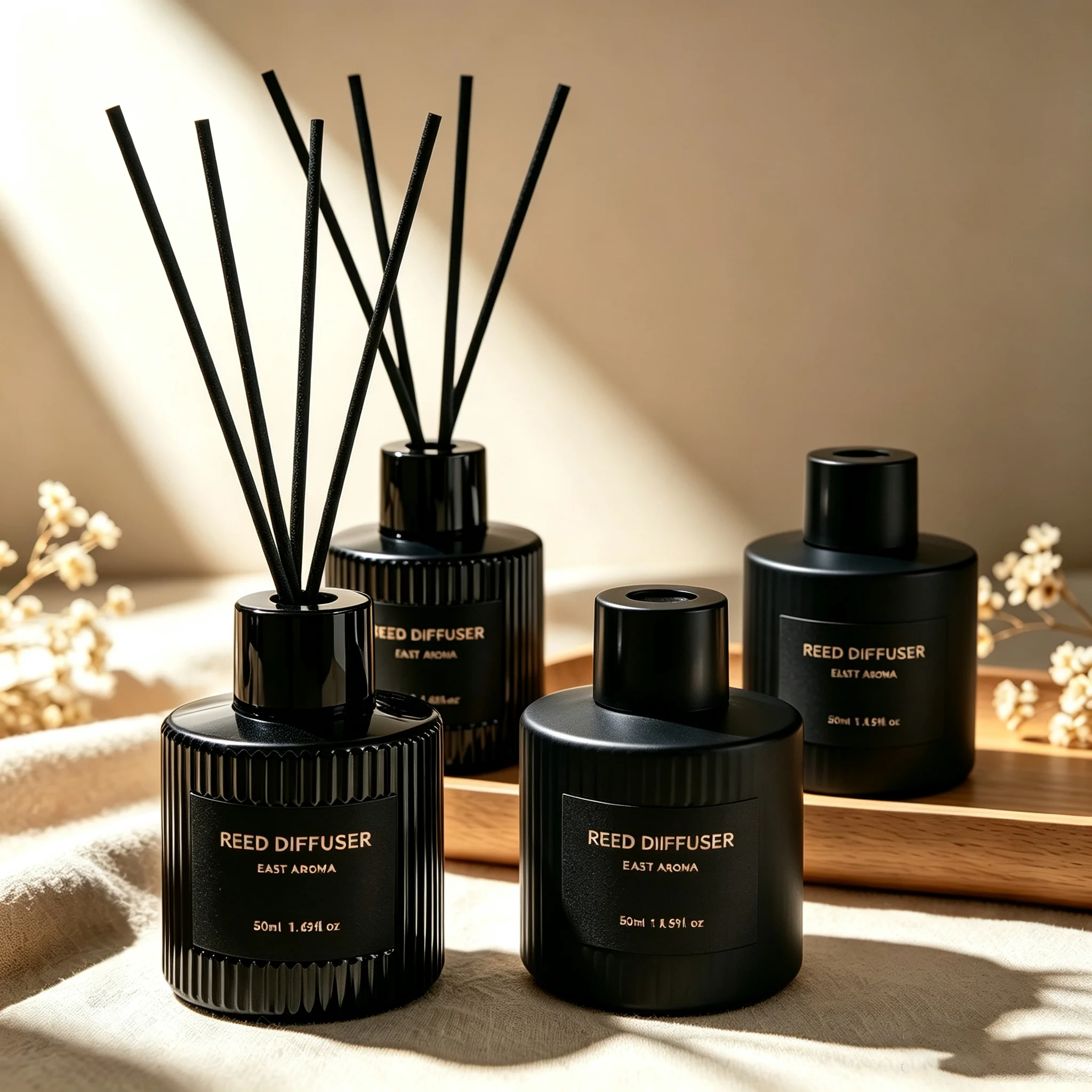 Reed Diffuser 50ml, Westin White Tea & Shangri-La Scent, Home Fragrance Essential Oil, Indoor Air Freshener for Bedroom Bathroom