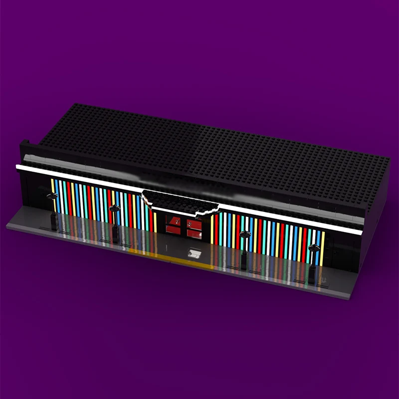 City Street View Model MOC Building Bricks Popular Game Scene Modular Technology Children Holiday Gifts Assemble Toys Suit