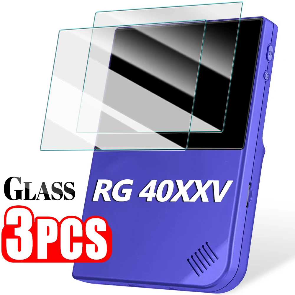 3/2/1PCS Tempered Glass Screen Protectors for ANBERNIC RG 40XXV Gaming Console 9H Hardness Full Coverage Protective Films