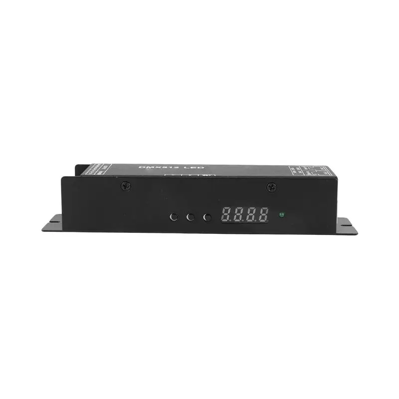 4X Dmx 512 Digital Display Decoder,Dimming Driver Dmx512 Controller For LED Rgbw Tape Strip Light Rj45 Connection