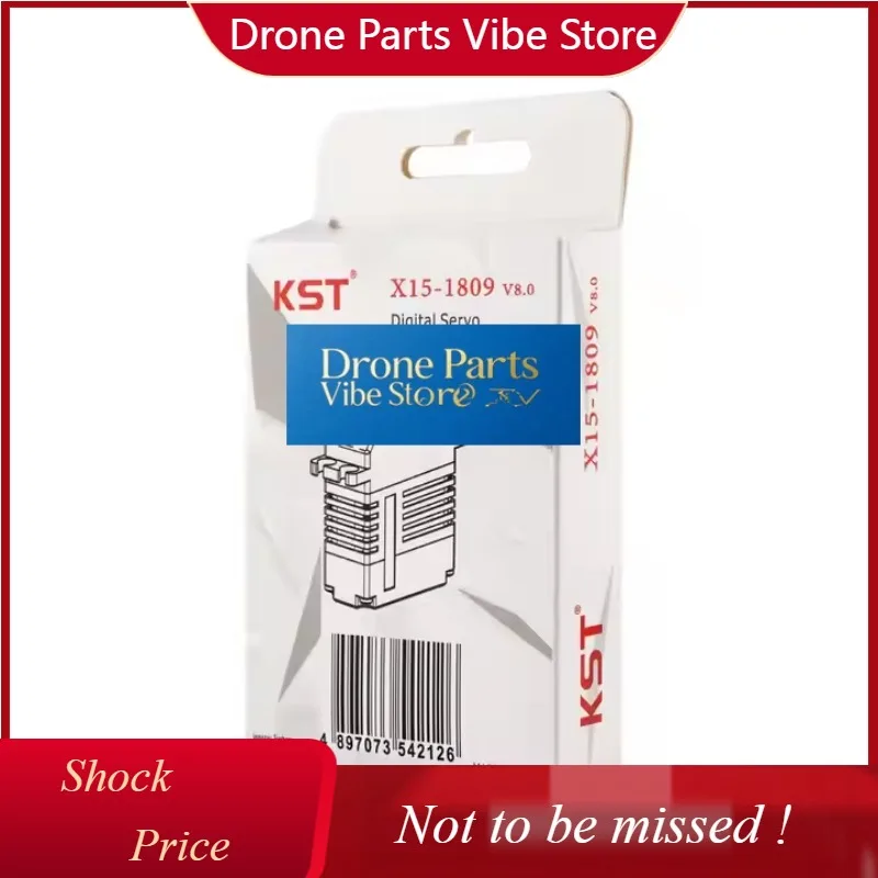 

DParts1X15-1809 V8.0 24Kgf.cm 0.07sec Brushless HV Mini Swash Plate Cyclic Servo For RC Plane