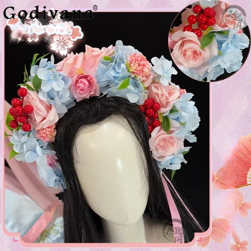 花の妖精プリンセスガールズドレスハロウィンパーティーアニメピンクドレススーツ女性の夏のカーニバル制服ロリータドレス衣装