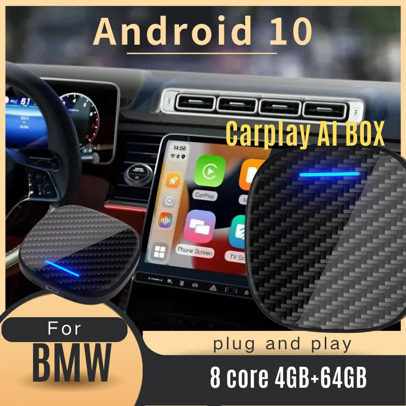 

AI Box Беспроводная CarPlay Android автоматическая интеллектуальная система для Netflix YouTube для Audi Kia Honda Toyota VW Benz Hyundai Nissan