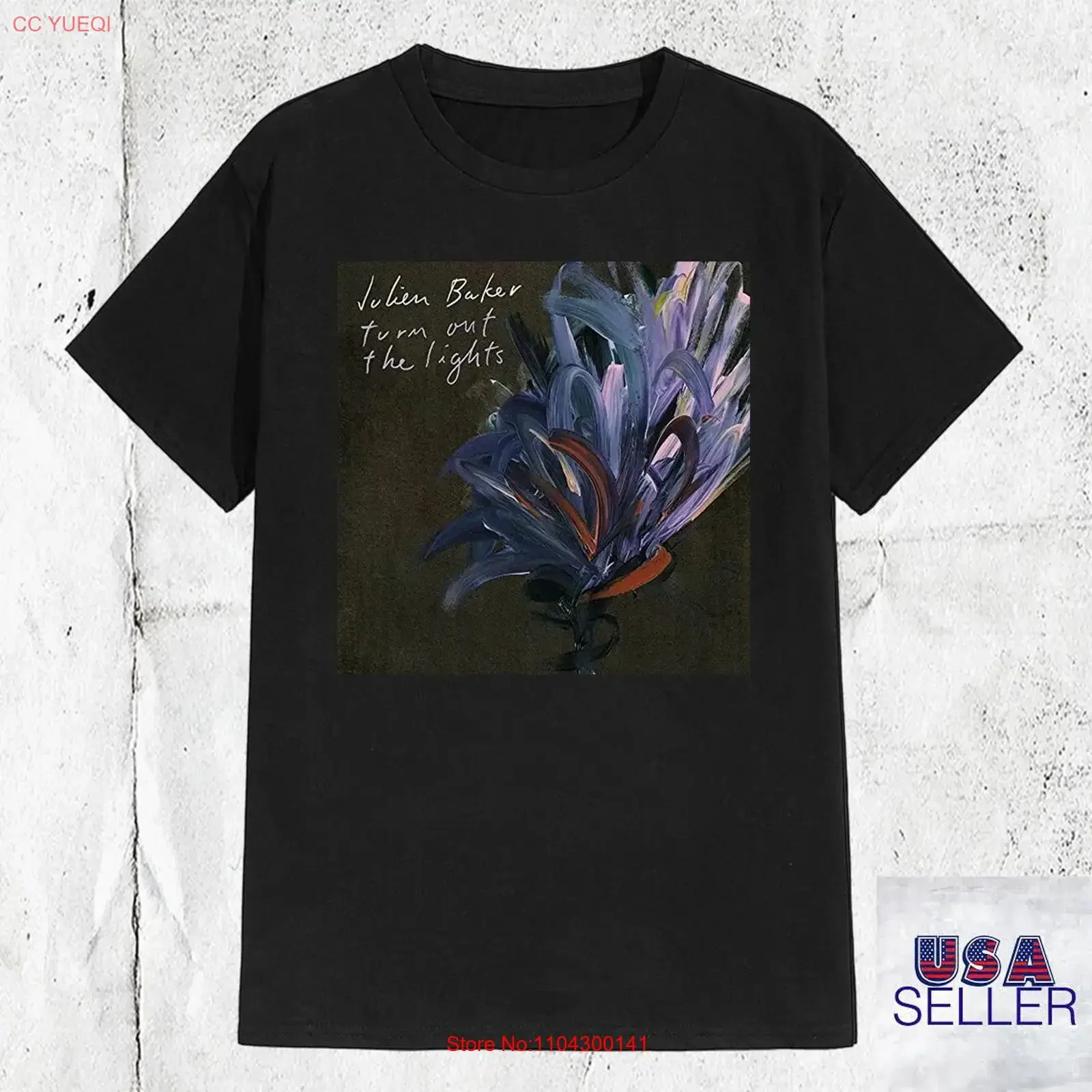 Turn Out the Lights Julien Baker Black Cotton T Shirt Full Size S 5XL vintage Washed Comfortable designer clothes Soft