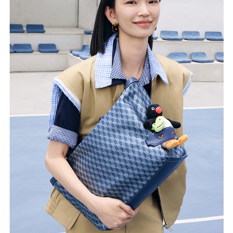 DISSONA Tote Bag Women's Lucky Pouch Shoulder Bag Crossbody Bag Travel Commuter Tote Handbag Trendy Diamond Quilted