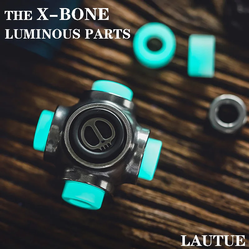 

LAUTIE X-bone Luminous Accessories Fidget Spinner Decompression Decompression Small Toy EDC Flip Fidget Toys