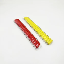 100pcs Chicken nipple drinkers Steel columns nipple 8 mm Red Yellow Bird drinking nipple Poultry Waterer Equipment Wholesale