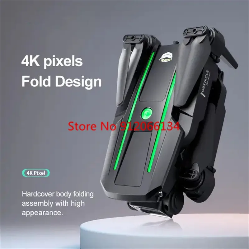 4K Foldable Remote WIFI FPV Control Drone 2.4G 360° Obstacle Avoidance Trajectory Flight Gravity Sensor Fixed Height RC Drone