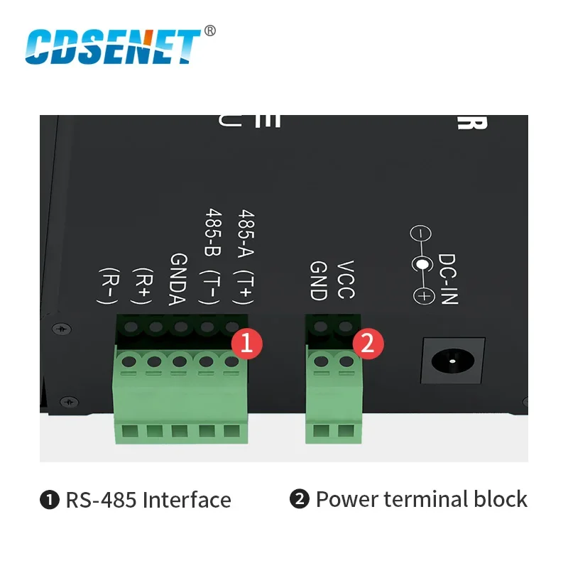 RS232 to RS485/RS422  Isolated Bidirectional Converter 1.2km RS485 5m RS232 CDENET E810-DTU(RS) Industrial Modbus Modem