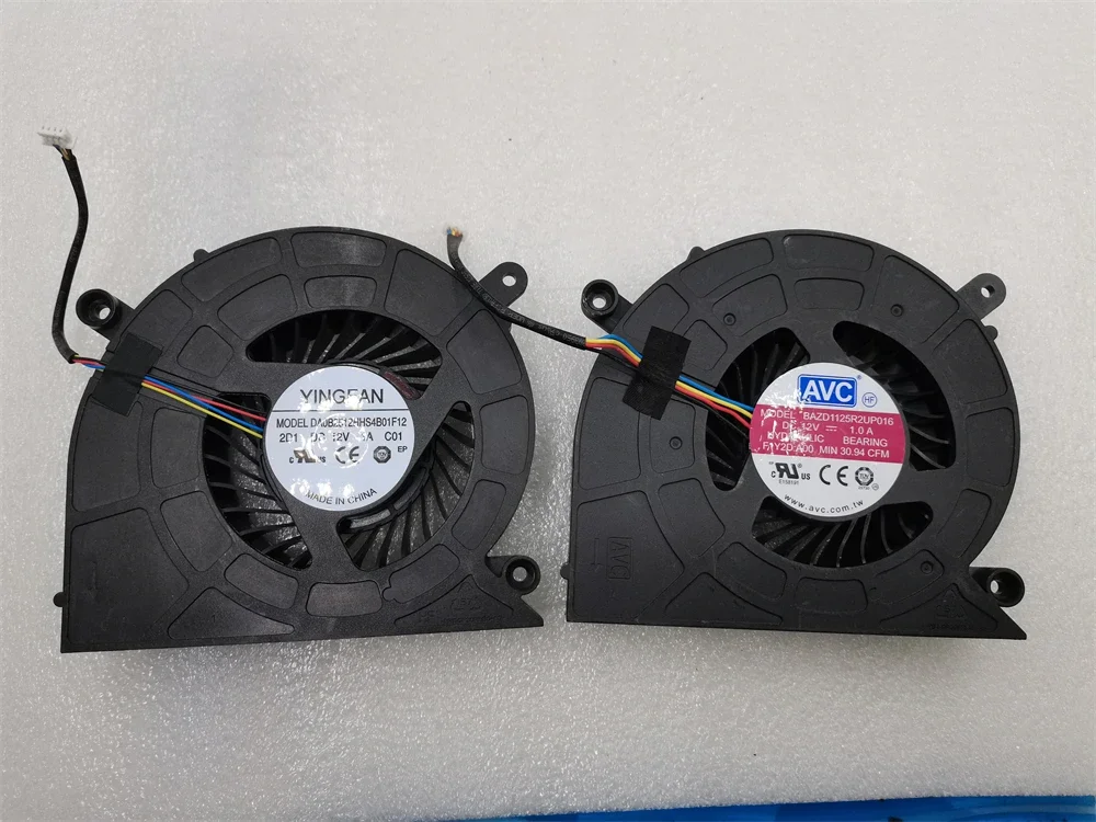 Laptop CPU Cooling Fan for DELL F1Y2D BAZD1125R2UP016 DA0B2512HHS4B01F12 12V 1A
