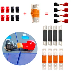 Flexible Busbar Cover Lifepo4 Battery Terminal Lithium Posts Copper Connecting Bar Insulation Nuts PVC Covers For 280AH 320AH