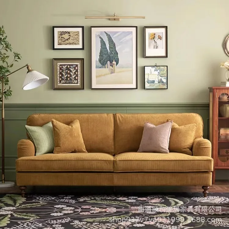 CX modern simple Internet celebrity puffs, straight row small apartment cashmere sofa