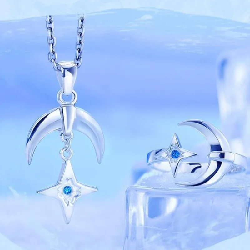 

Hyorinmaru Popular Anime 2D Peripheral Characters with The Same Fashionable and Personalized Versatile Necklace Fashion Jewelry