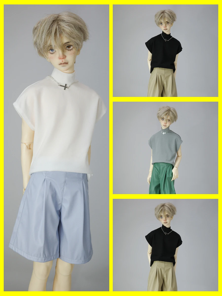 Doll accessories Articulated  Ball jointed ID75  1/4 1/3 msd bjd doll  Shirts Tops clothing clothes for male boys Bears47