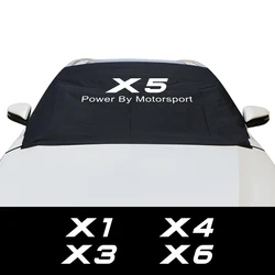 Car Windshield Sunshade Cover Snow Ice Block Auto Accessories For BMW X5 E70 F15 G05 X1 F48 X3 F25 X6 E71 X2 F39 X4 F26 X7 G07