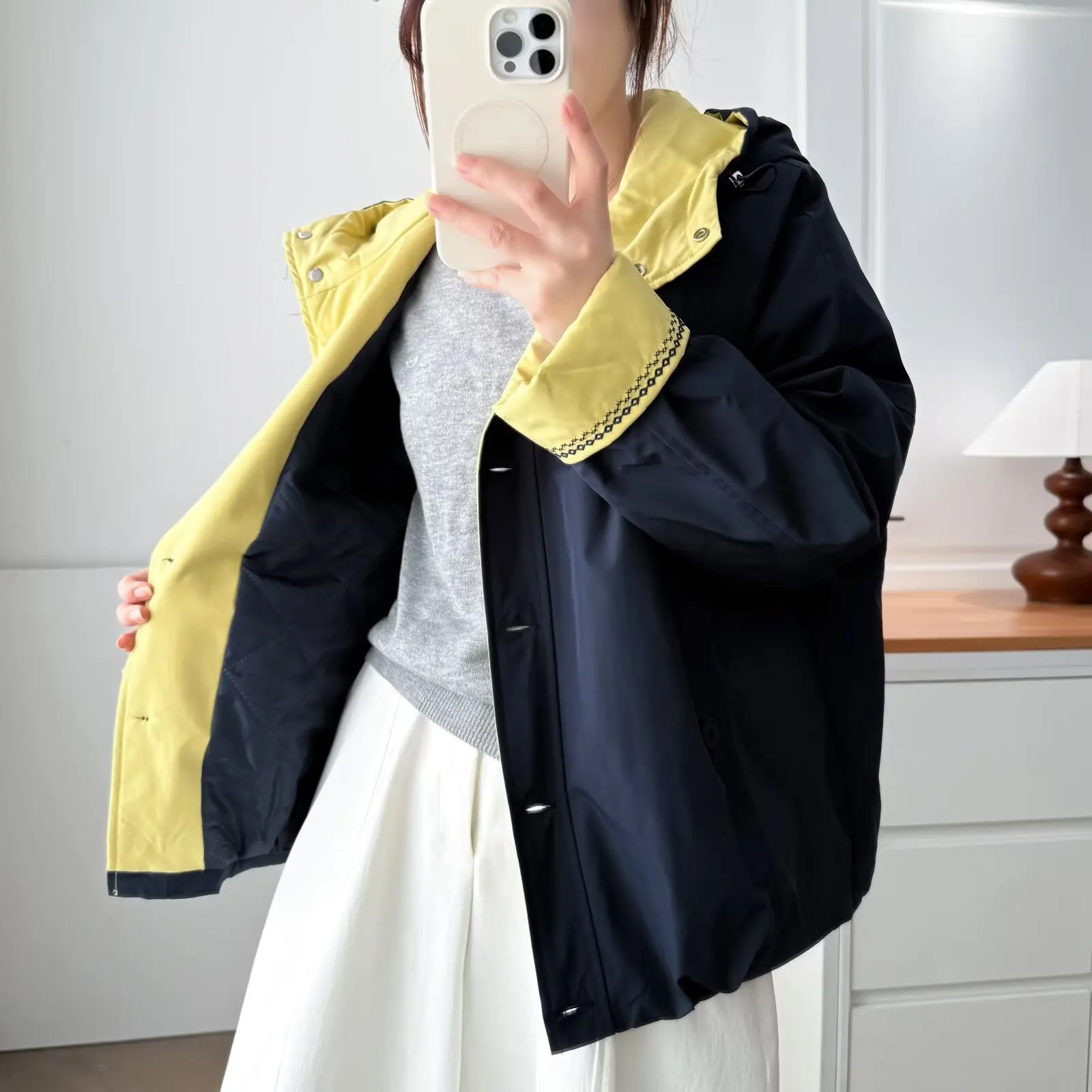 

XXXXL FASHION PLUS SIZE WOMEN'S Parkas 2025 Autumn/Winter New Korean Style Loose Hooded Padded Jacket Warm Quilting Coat 2537