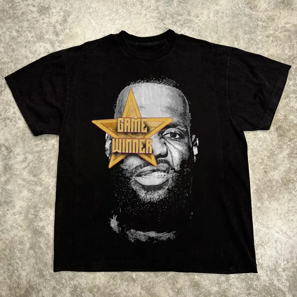 American Professional Basketball Star Sports Tee Shirt Homm Men Women Clothing Short Sleeve Round Neck Printing Pullover T-shirt
