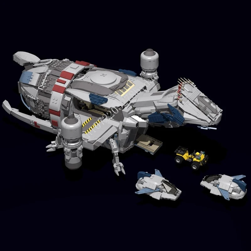 

2874 шт. Firefly SERENITY с интерьером, космическая война, военный MOC, космический корабль, боевая модель, строительный блок, сделай сам, образовательная модель, игрушка в подарок