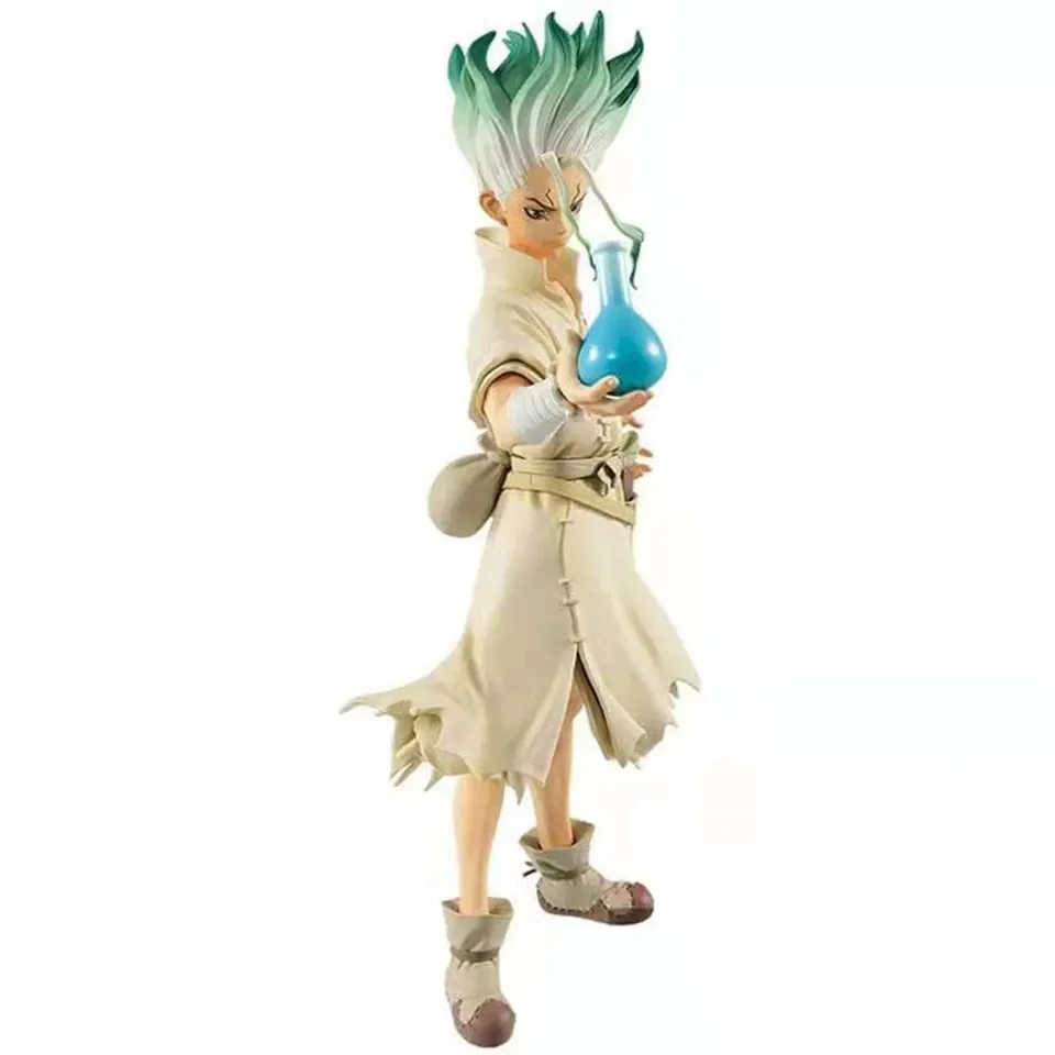 20cm Dr.stone Anime Figure Ishigami Senkuu From Stone World Kingdom Of Science Senkuu PVC Action Figure Toys Models