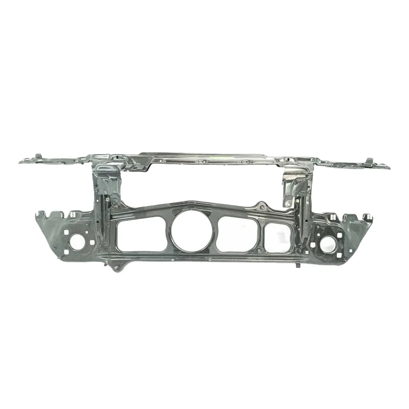 Front wall and crossbeam, front wall base frame, middle front wall bumper trim panel, front bumper radiator frame
