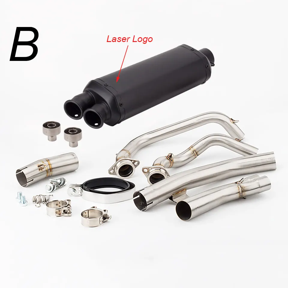 Motorcycle Exhaust full System Espace Moto Slip On for Honda Crf1100 Crf1100L Africa Twin Exhausts 2020 2021 2022 2023