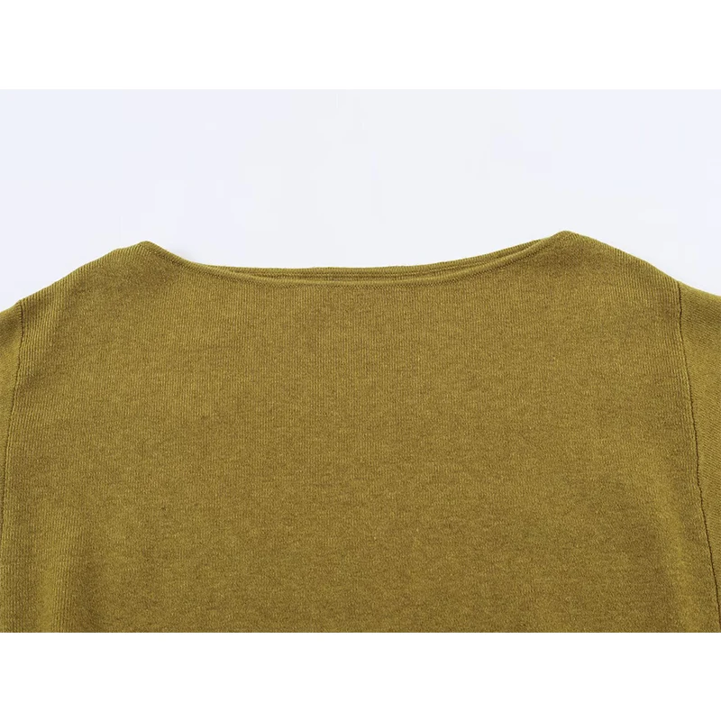 Sweter damski Tidalyf, dzianinowy, modny, dopasowany, elegancki, ciepły sweter damski, szykowna bluzka, młodzieżowy sweter na wycieczki i wakacje.