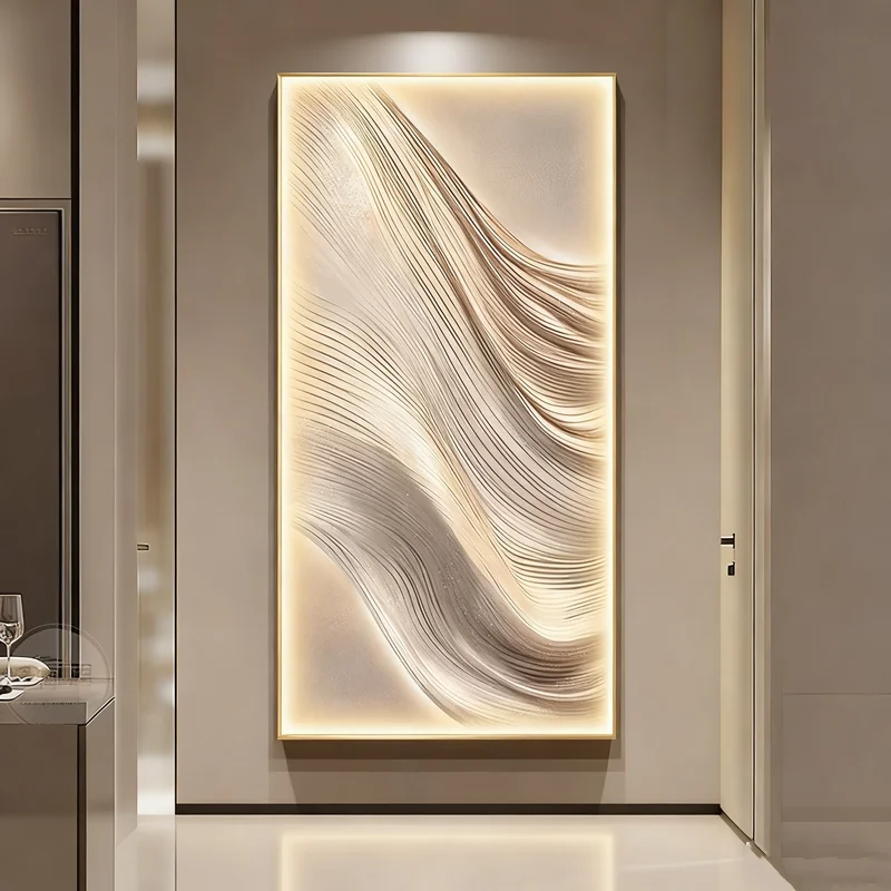 Современный свет, роскошные входные двери, украшение для фойе, итальянский минималистичный абстрактный подвесной светильник, элитная роспись настенного светильника для коридора