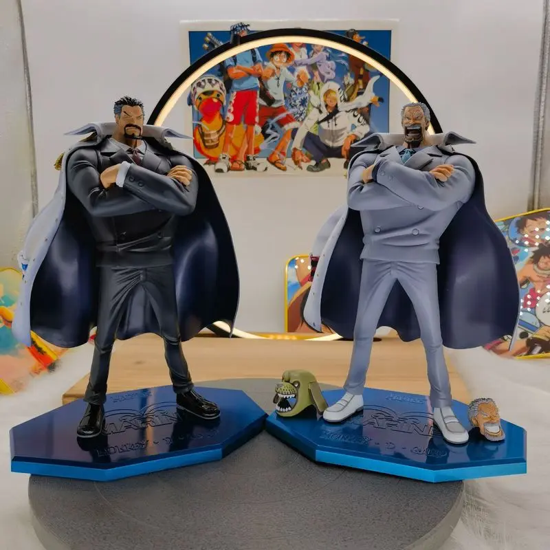 

Новая 26-сантиметровая цельная аниме-фигурка Bandai, черно-белый герой, обезьяна D.Garp, экшн-модель, ПВХ, настольные украшения, украшение, игрушка в подарок