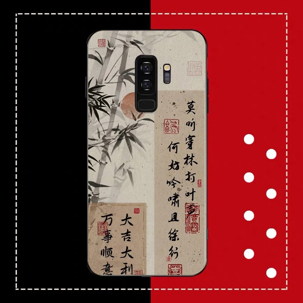 Chinese Style Wish Good Luck Freedom Phone Case For Samsung Note 8 9 10 20 Pro Plus M 10 11 20 30 21 31 51 A 21 22 42 02 03