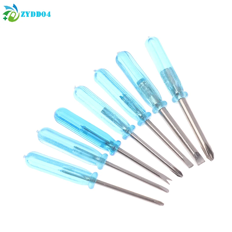 

●10pcs Mini Phillips Screwdriver Set Cross/Horizontal Head Precision Repair Tools For Toys And Electronics Hand Exercise