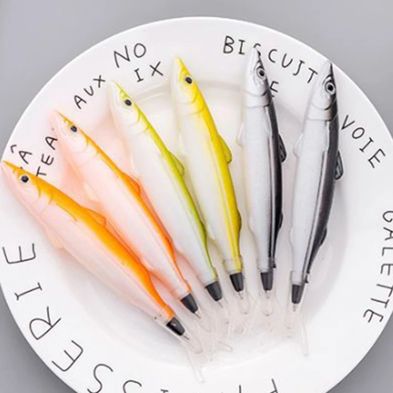 Neuartiger Kugelschreiber, Fisch-Kugelschreiber, lustiger Schreibstift für Studenten, Klassenbelohnung,