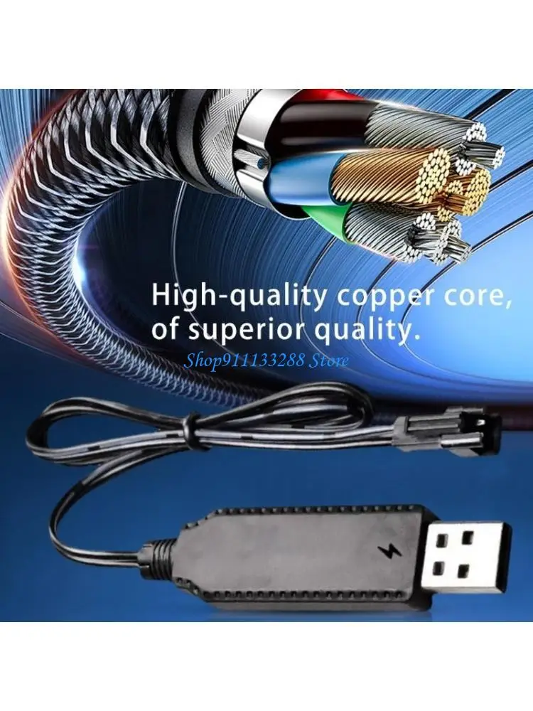 G88D SM2.0 2P 3.7V USB Battery Charging Line with Smartest IC and LED for Car Aircraft Parts Safe Charging