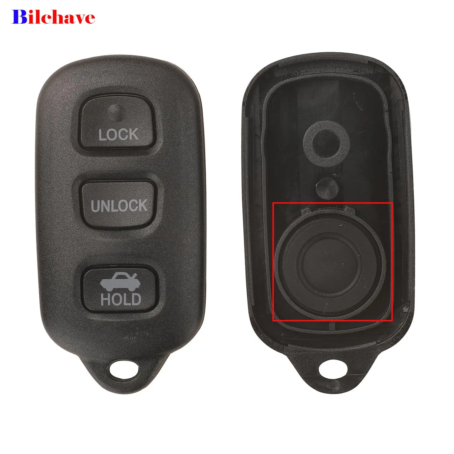 jingyuqin 3/4 buttons panic keyless remote control housing for Toyota Sequoia 4-Runner 4Runner 2003-2008 Keyless replacement