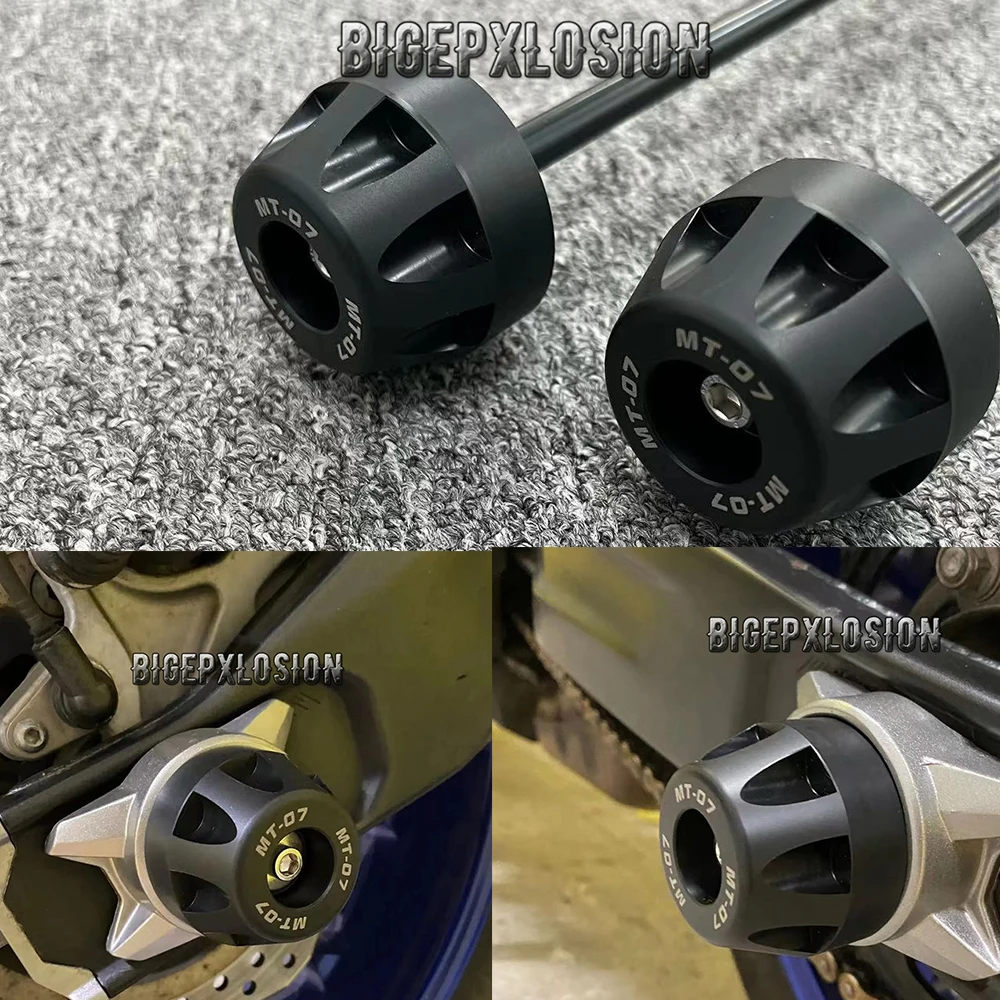 

Передний Задний ползунок вилки для YAMAHA MT-07 MT07 MT 07 FZ-07 FZ07 2014-2023 аксессуары для мотоциклов амортизационная ось