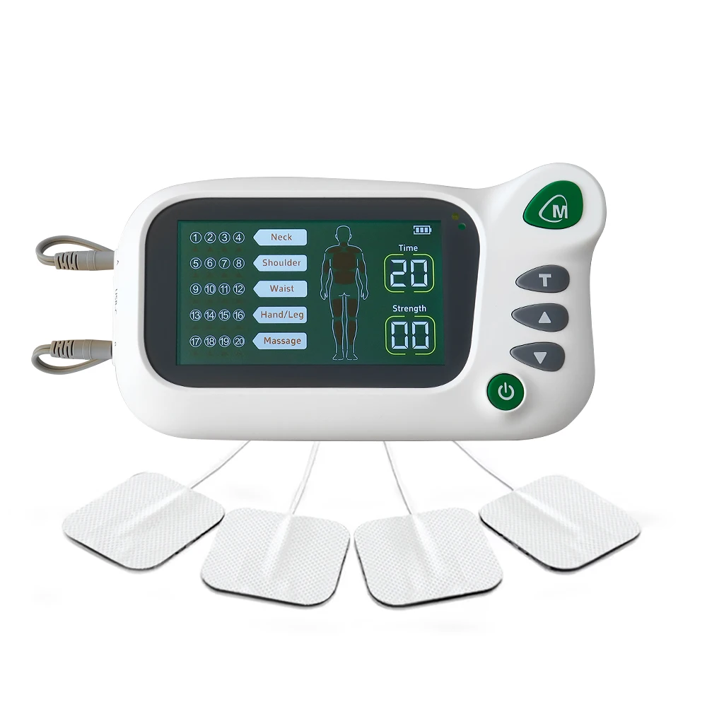 

Многофункциональный аппарат EMS/TENS (20 режимов) для стимуляции мышц, низкочастотный импульсный массажер, электростимулятор для физиотерапии тела