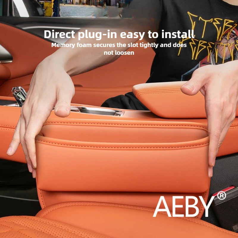 AEBY pour BYD Sealion 7 2024 organisateur d'espace de siège de voiture boîte de rangement étanche porte-gobelet, accessoires de support de carte de téléphone Anti-chute
