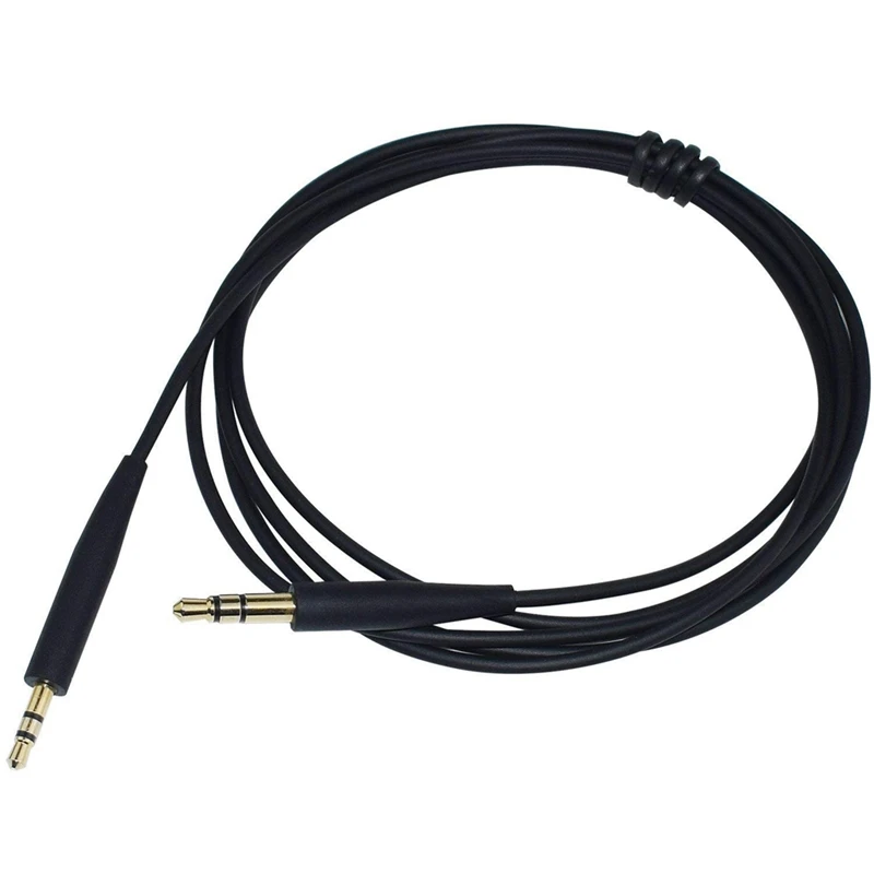 Cable de Audio Soundtrue para auriculares Bose QC35, Cable de grabación de par portátil, negro, QC25, QC35 II, QC45, 3,5 a 2,5