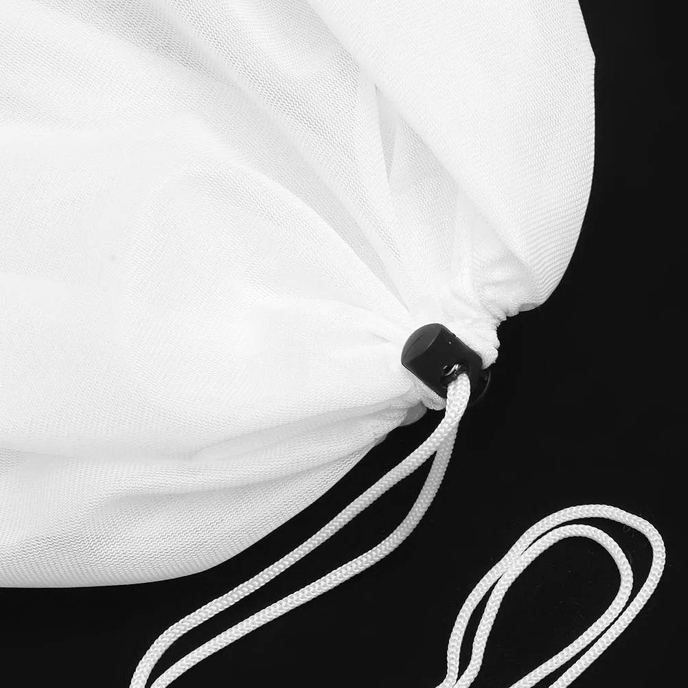 

2Pcs Mesh Filter Bags Juice Brewing Drawstring Strainer Bags Polyester Reusable Fine Mesh Filter for Wine Beer Cooking