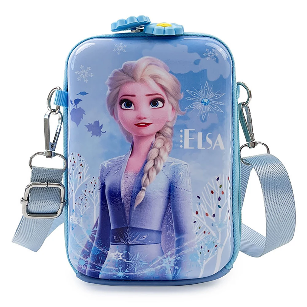 Frozen Princess Elsa Disney Hard Shell Shoulder Bag Adjustable Storage Backpack Fashion Girl Birthday Gifts Coin Purse Kids Toys