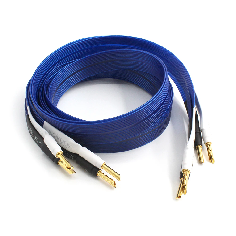 Nordost Blue Heaven Speaker Cable Hifi Audio Audiophile Cable OFC Loudspeaker Wire Amplifier Banana to Spade Line