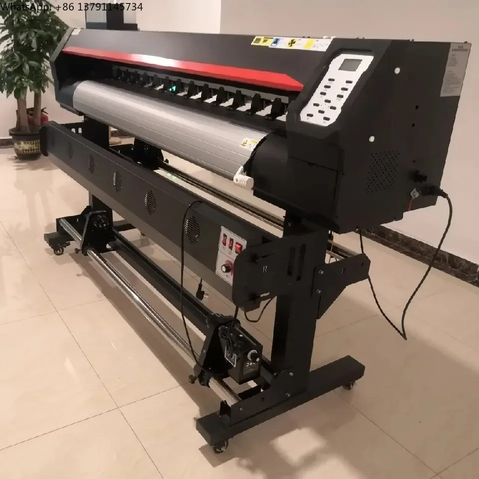 Vinyl Sticker Flex Banner Plotter Inkjet Printers Eco Solvent Printer XP600 I3200 Printheads Multicolor Canvas Printing Machine