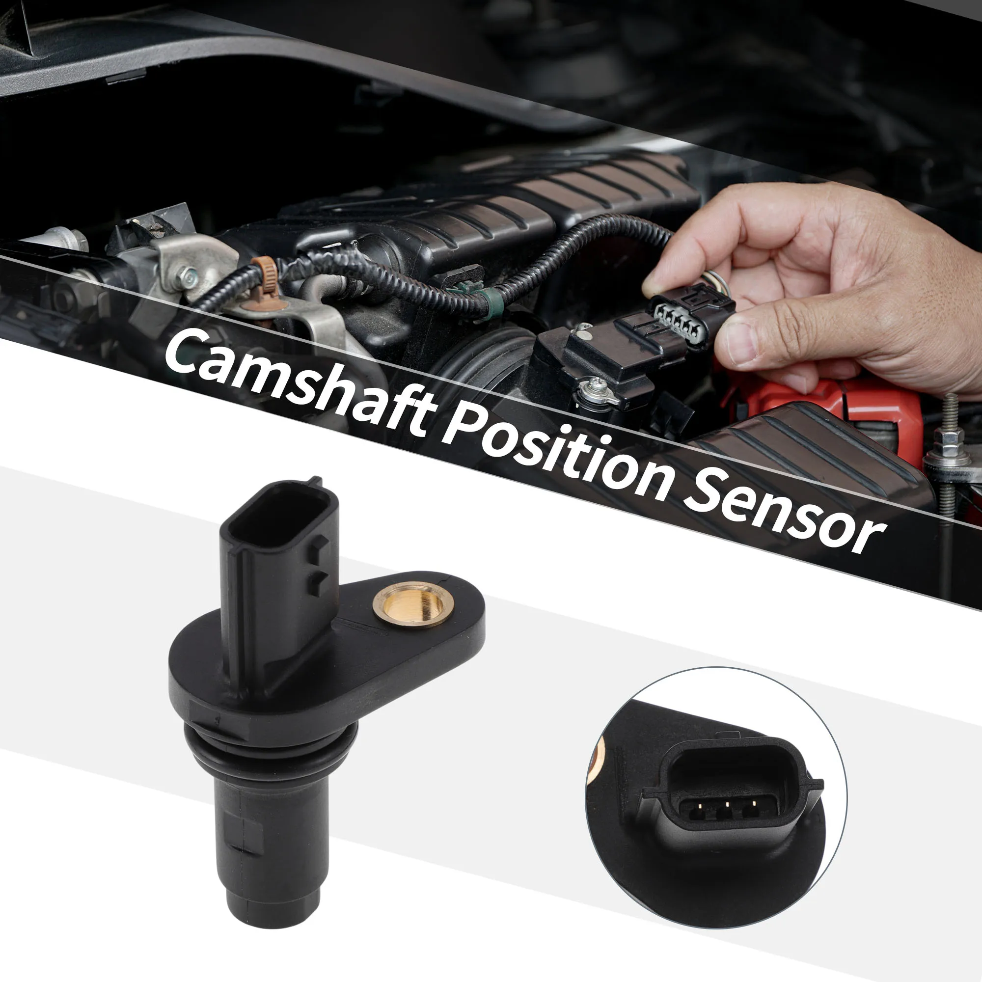UXCELL No.23731EU00B Sensor de posición del árbol de levas para Infiniti QX50 2014-2017