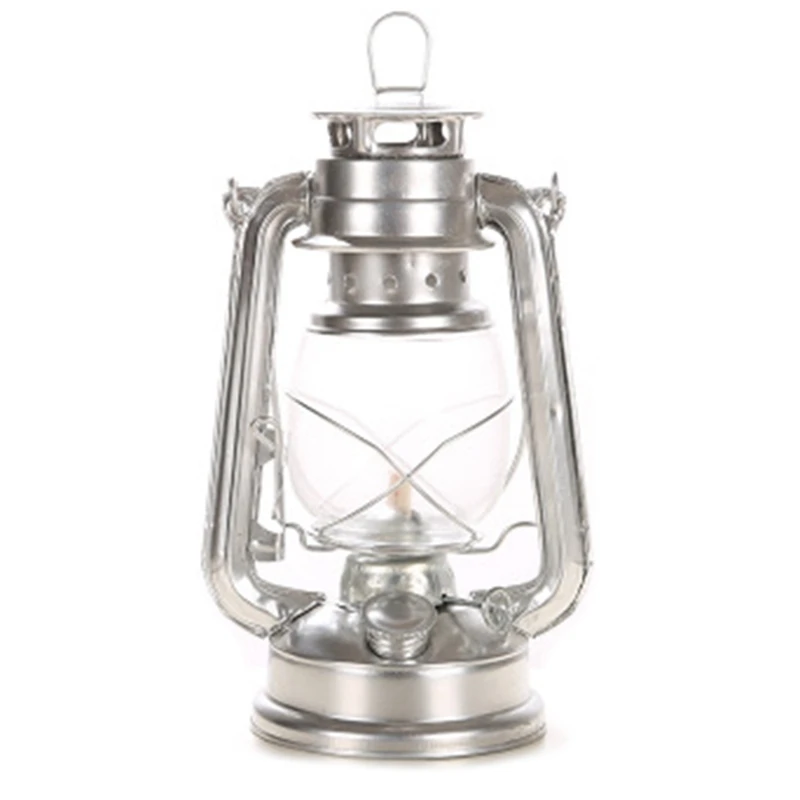 Vintage Iron Glass Hurricane Kerosene Oil Lantern Hanging Light/Lamp For Loft,Garden Yard Patio Lawn Wedding Party