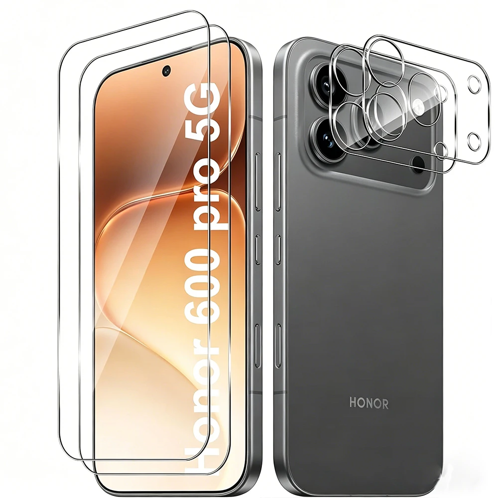 

2.5D 9H Tempered Glass Screen Protectors for Honor 600 Pro 5G VKP‑NX9 Honor 600 VKJ‑NX9