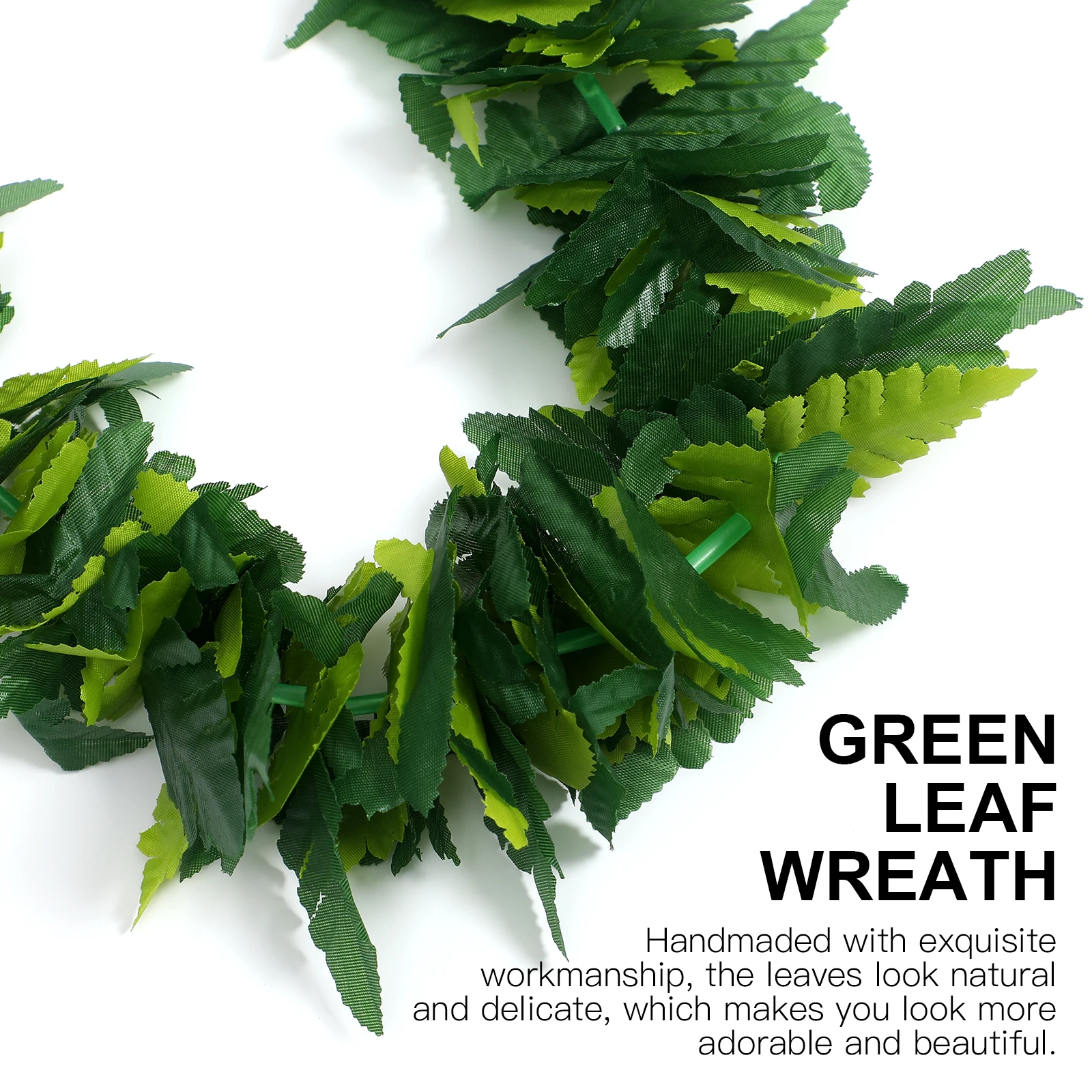 

1 Set Hawaiian Costume Artificial Leaves Garland Headband Necklace Bracelets Tropical Fern Leaf Jewelry Women Party Accessories