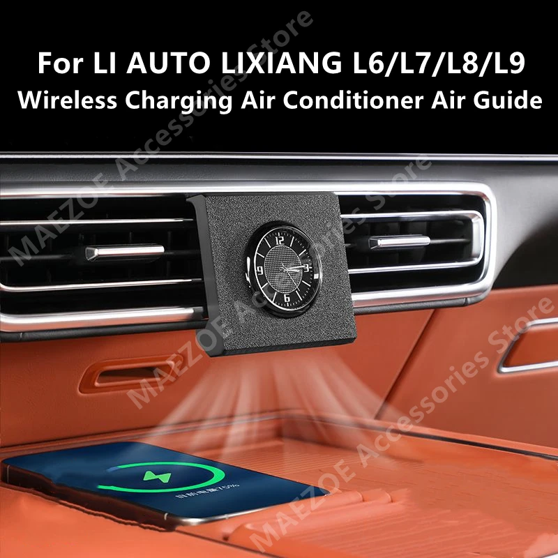 

For LI AUTO LIXIANG L6/L7/L8/L9 Wireless Charging Air Conditioner Air Guide,Car Interior Modification Accessories Refit