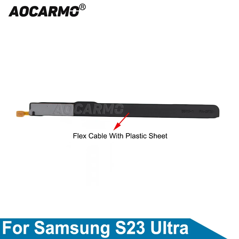 Aocarmo Stylus Touch S Pen Flex Cable Wireless Induction Coil With Plastic Plate For Samsung Galaxy S23 S24 S22 Ultra S23U S24u