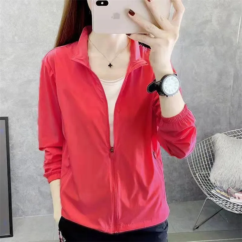 High End Sunscreen Clothing For Women 2024 New UV Protection Summer Women\'s Thin Coat Outdoor Breathable Sunscreen Casual Jacket